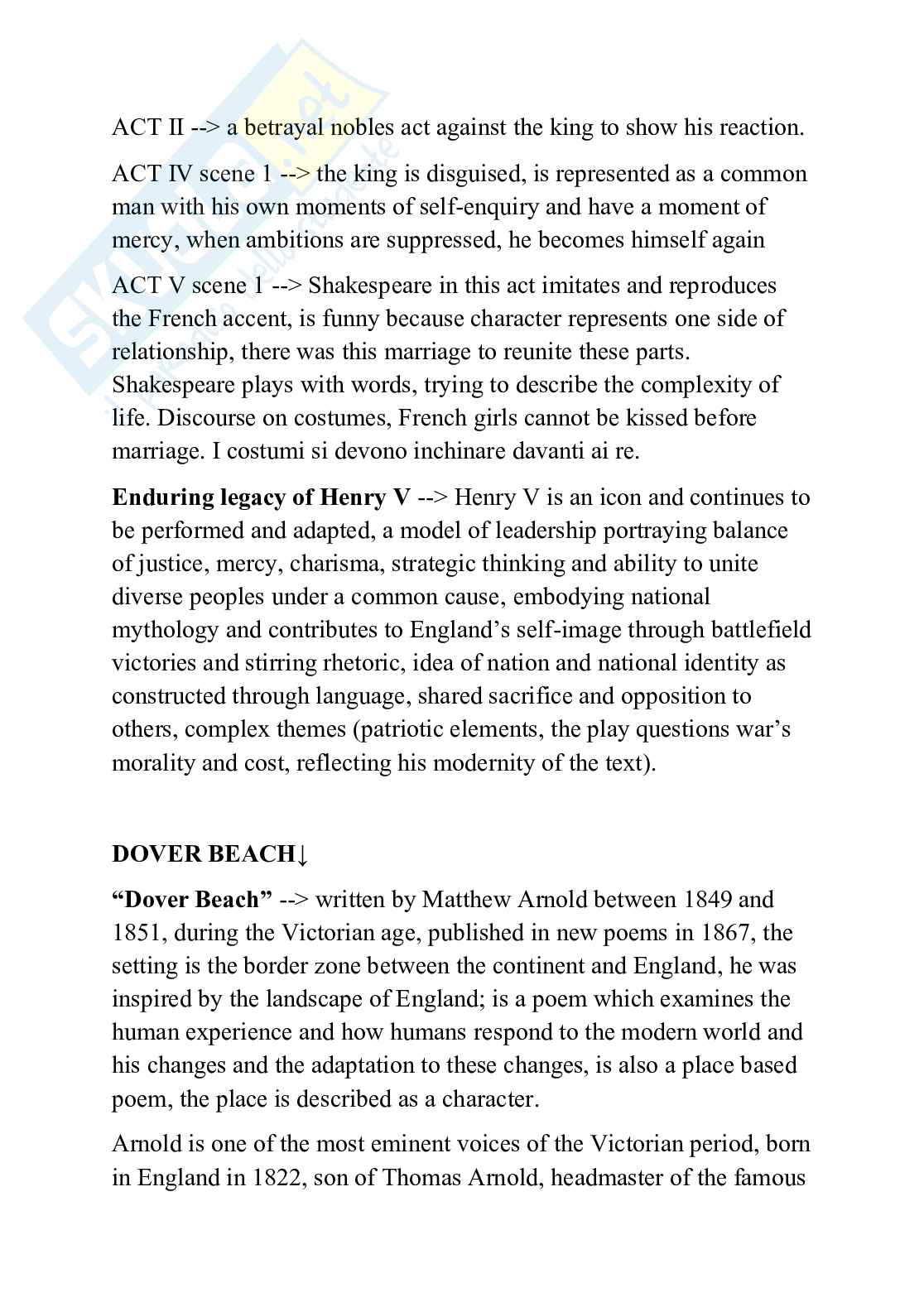 Appunti sul programma di Letteratura inglese Pag. 26