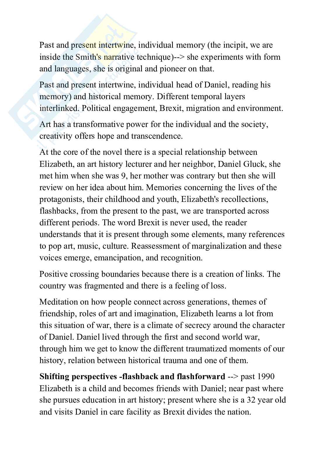 Appunti sul programma di Letteratura inglese Pag. 56