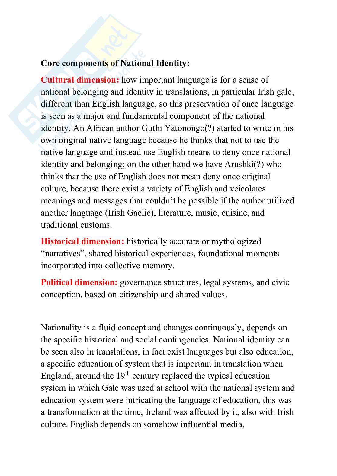 Appunti sul programma di Letteratura inglese Pag. 6