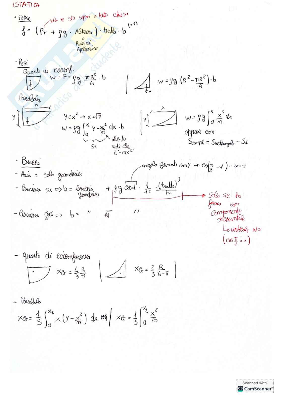 Formulario di Fluidodinamica + traccia d'esame svolta Pag. 1