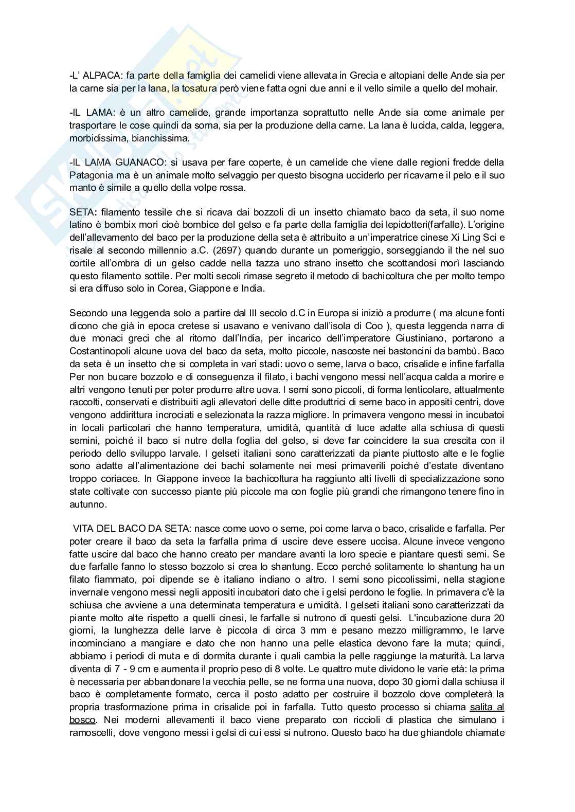 Riassunto esame Design di prodotto, Prof. Rossi Mario, libro consigliato La grammatica dei tessuti, Michela Finaurini  Pag. 6