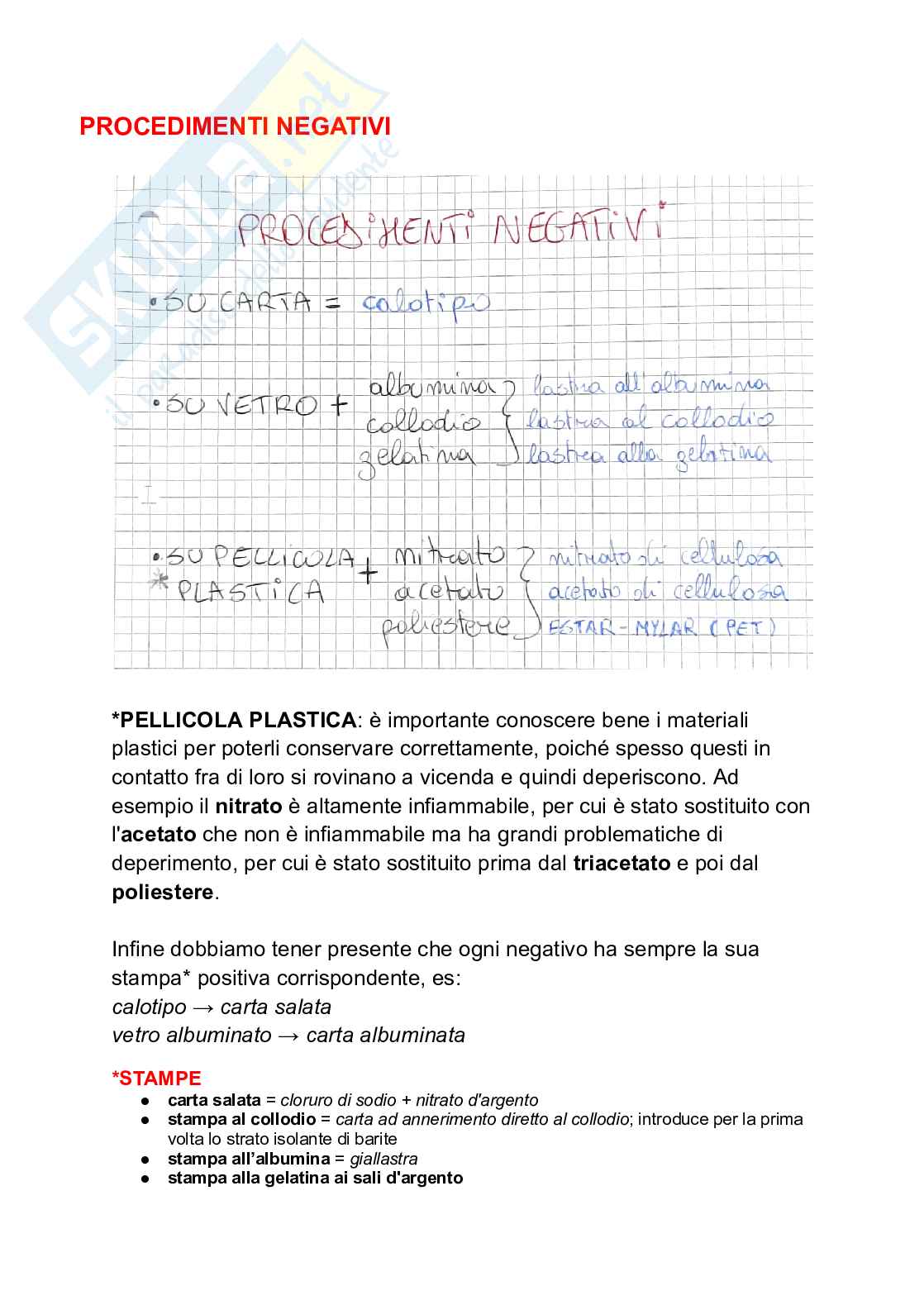 Appunti Metodologie di archiviazione e conservazione della fotografia Pag. 11