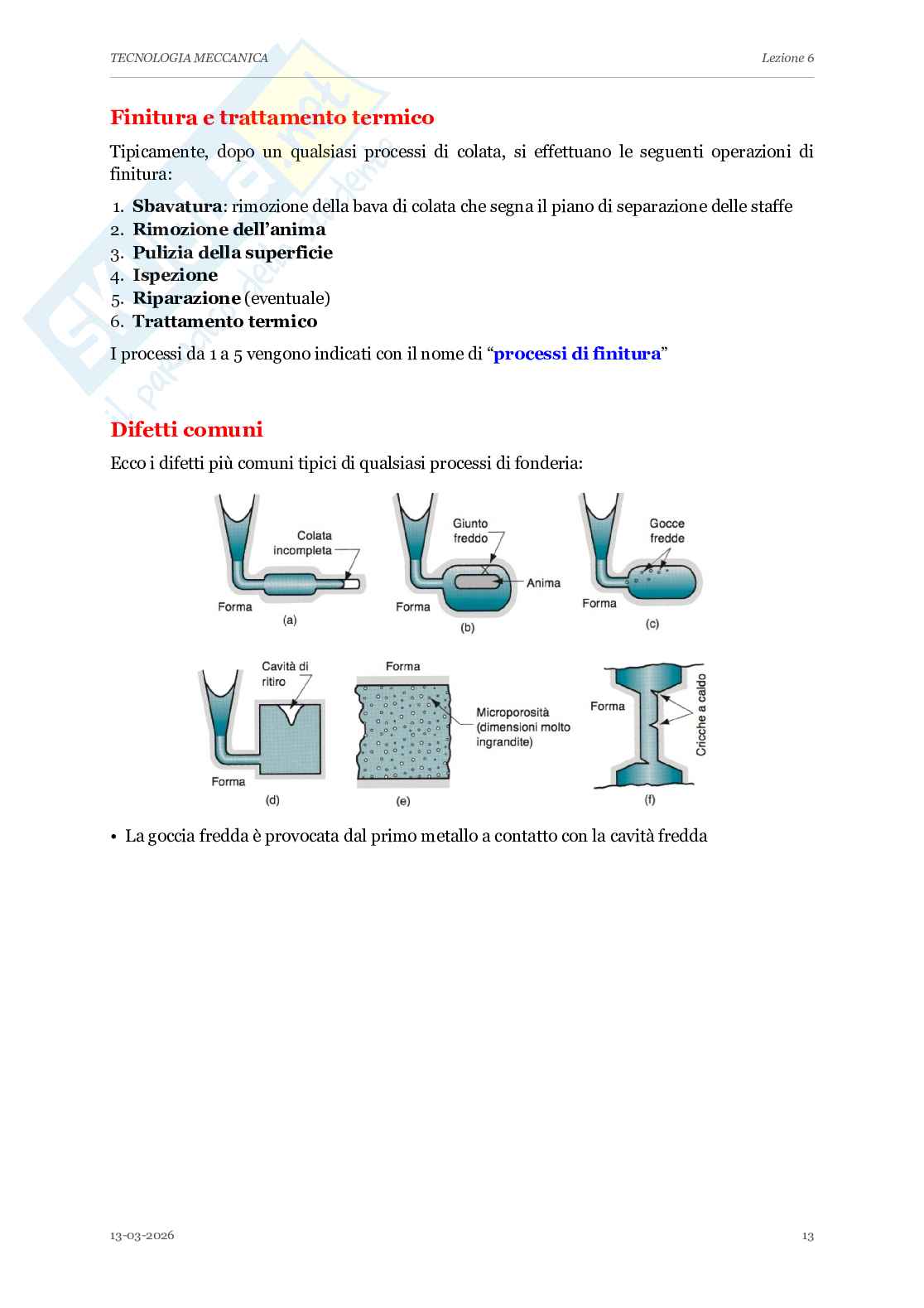 Appunti completi lezioni di Tecnologia meccanica - Parte 1 Pag. 51