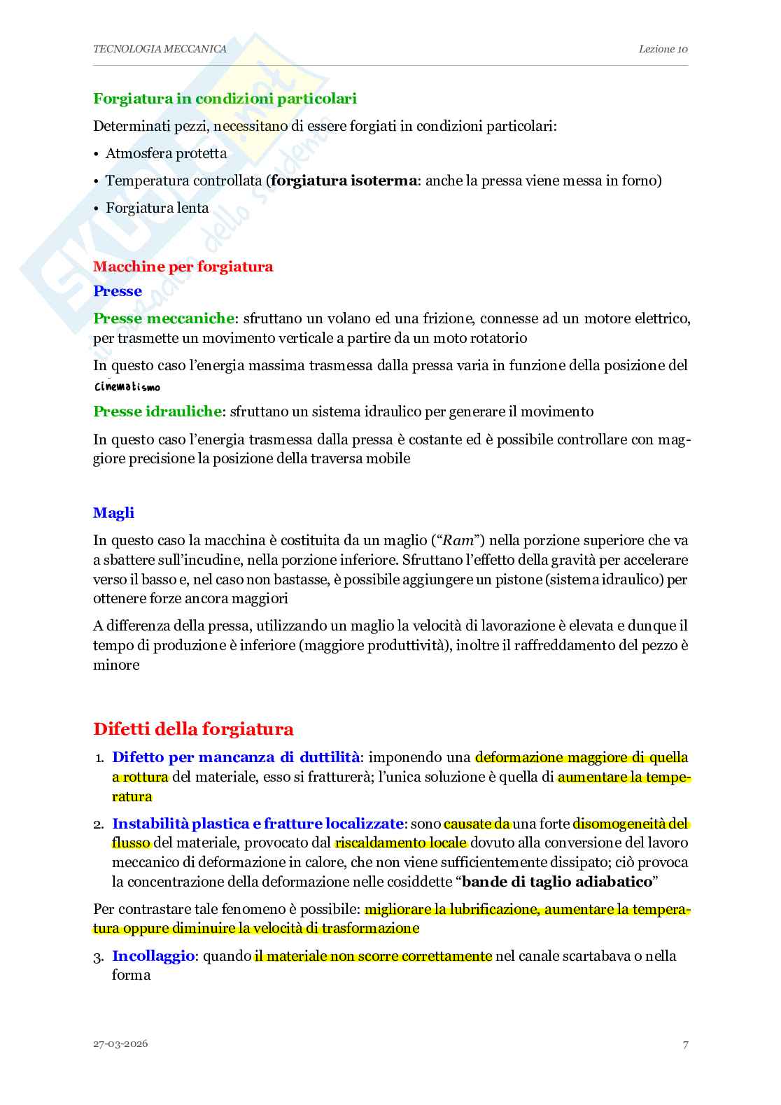 Appunti completi lezioni di Tecnologia meccanica - Parte 1 Pag. 81