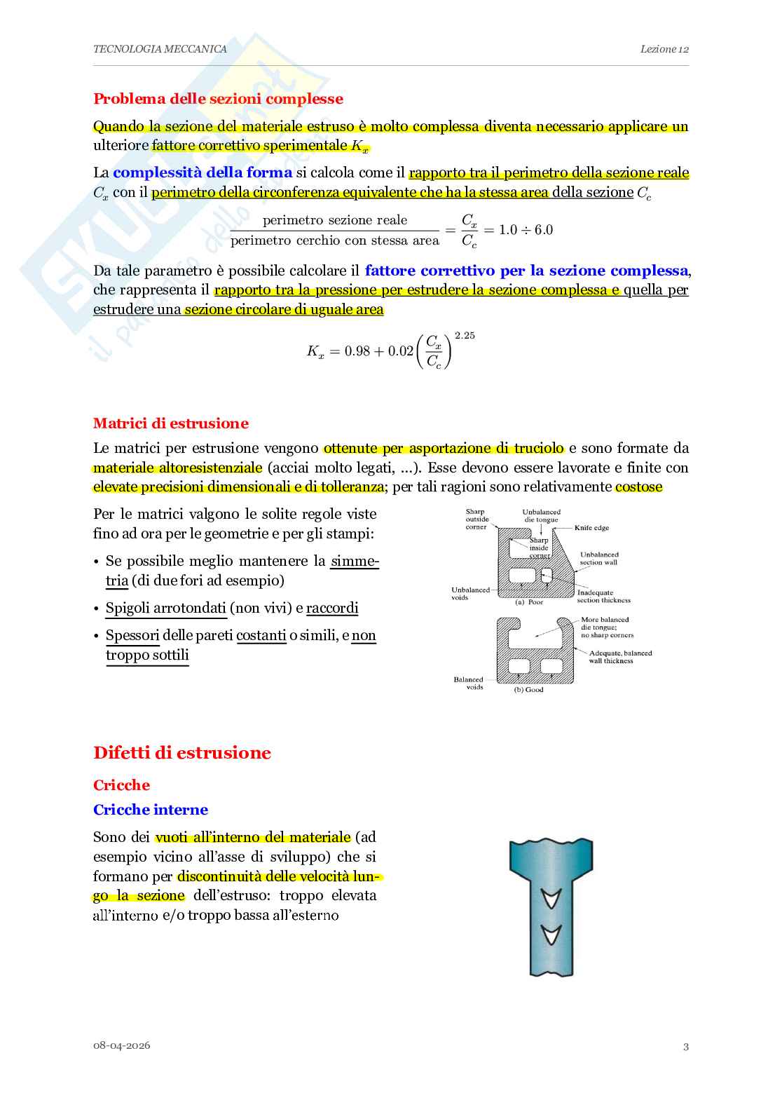 Appunti completi lezioni di Tecnologia meccanica - Parte 1 Pag. 91