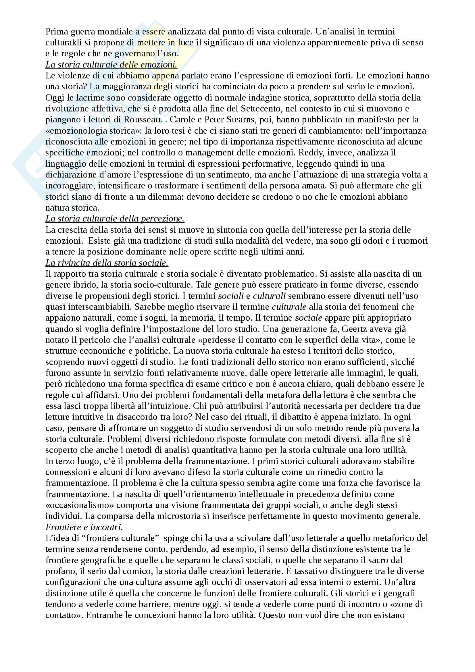 Riassunto esame Storia culturale dell'età moderna, Storia Culturale, Burke, prof. Levati Pag. 16