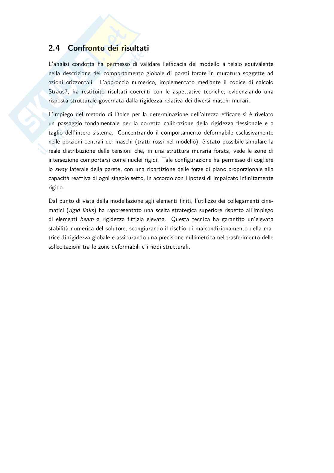Elaborato di calcolo automatico delle strutture (Straus7) Pag. 36