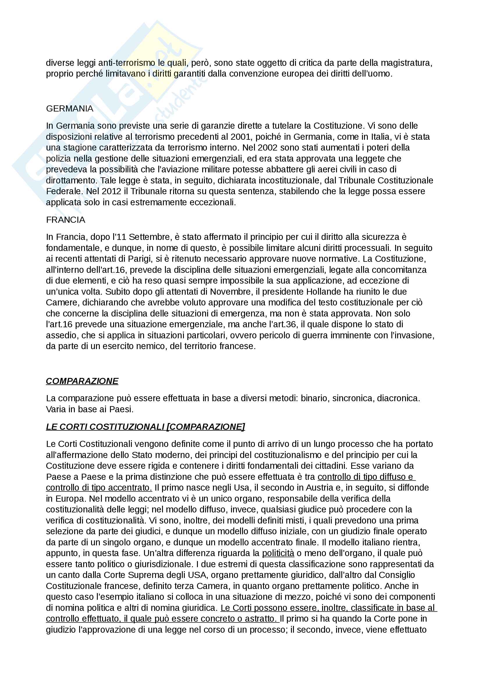 Riassunti Diritto costituzionale italiano e comparato Pag. 16