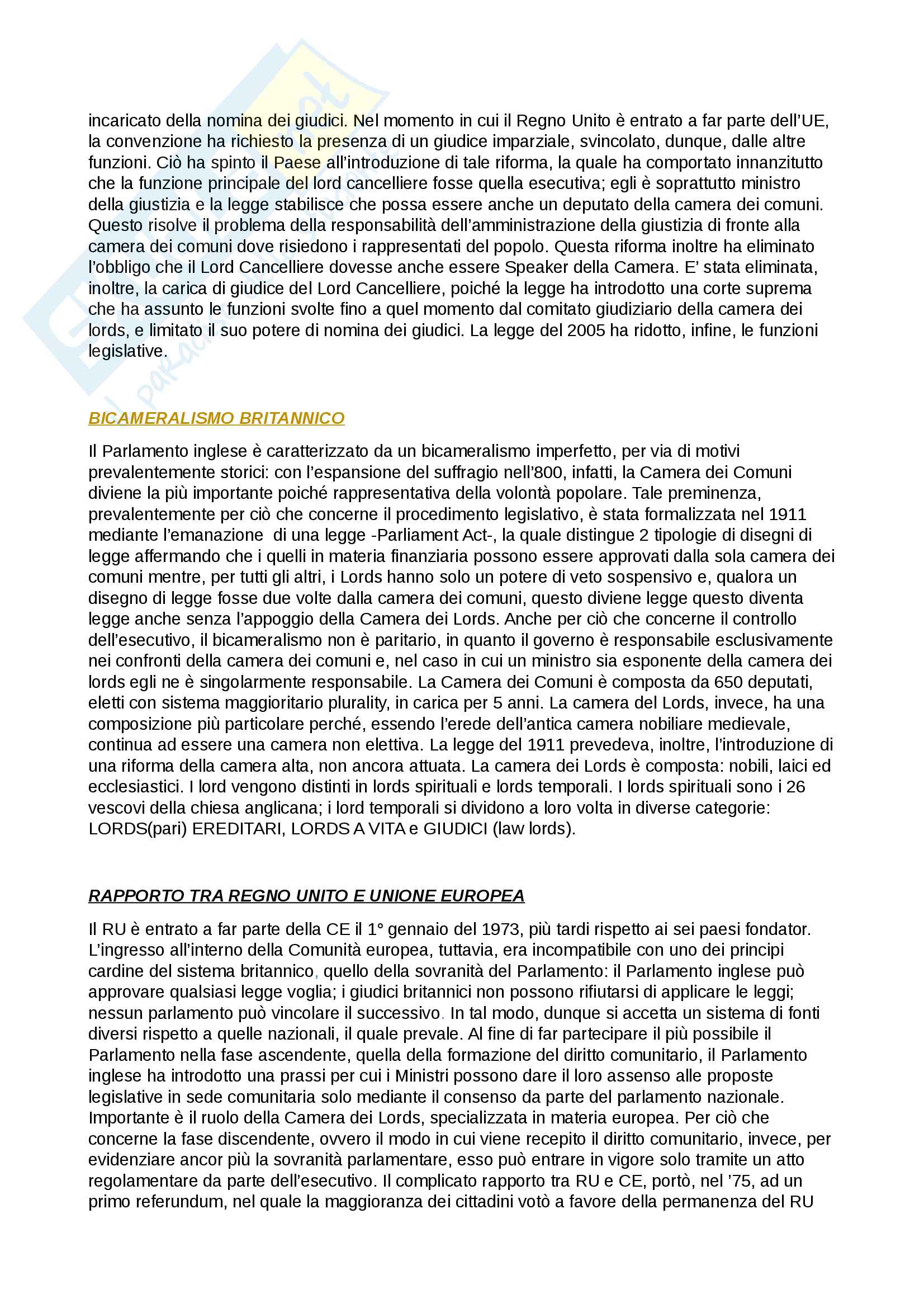 Riassunti Diritto costituzionale italiano e comparato Pag. 2
