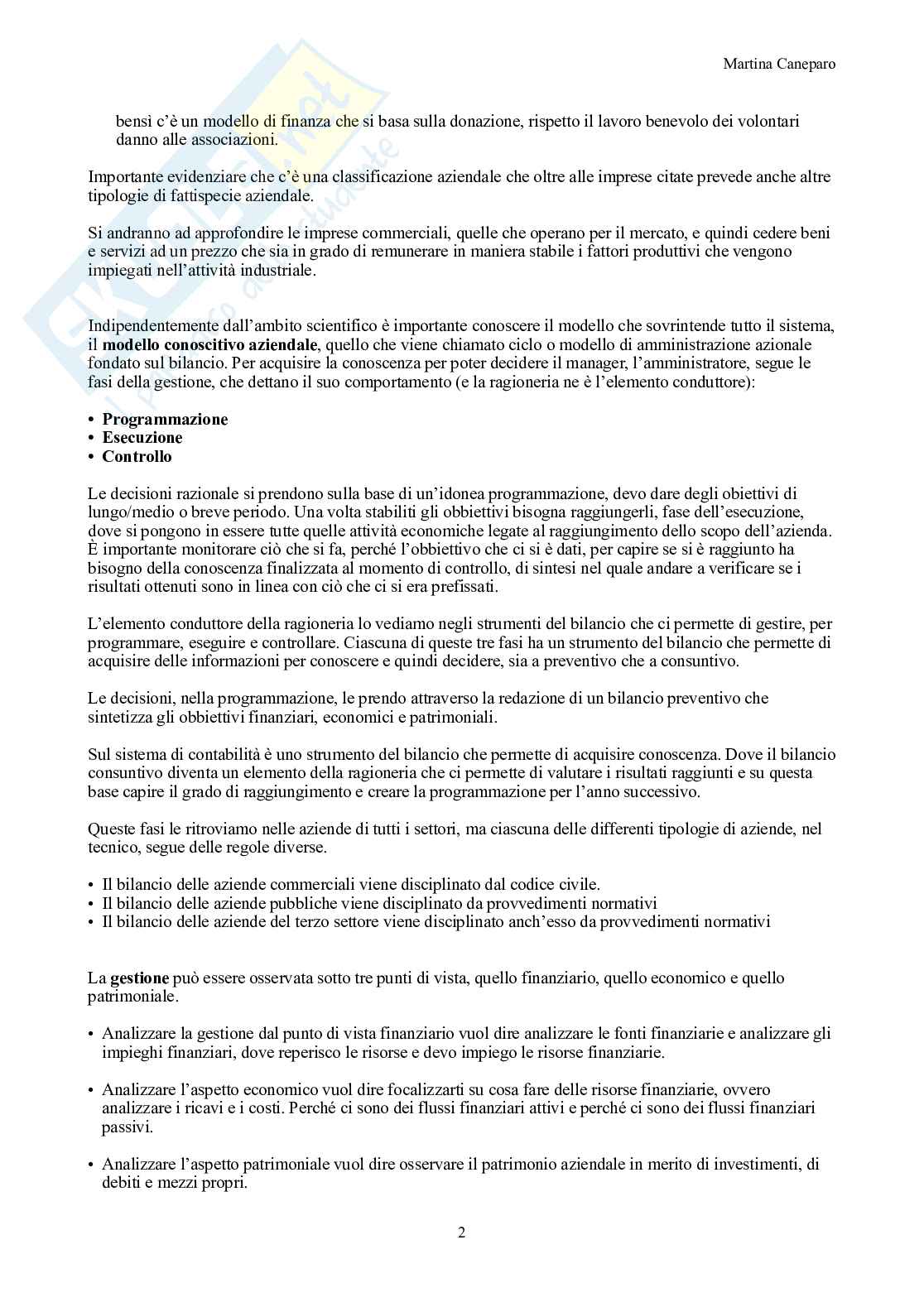 Ragioneria – Parte 1 – Teoria completa (bilancio, OIC, scritture) Pag. 2