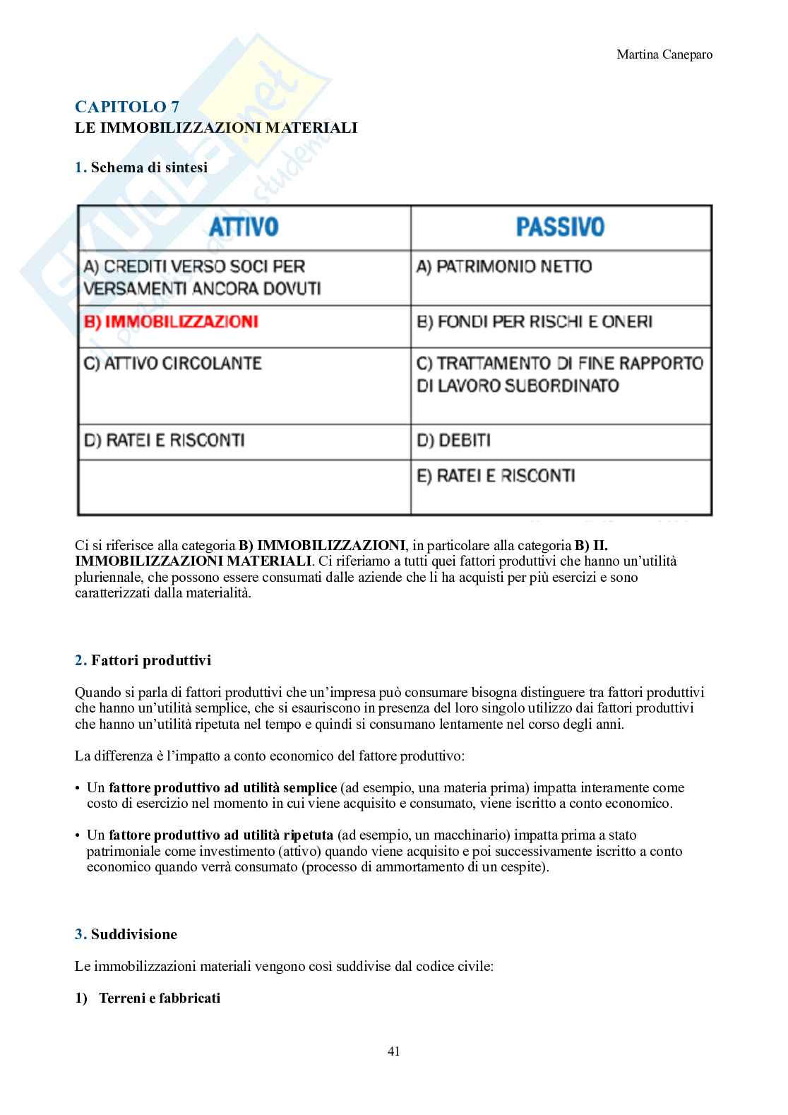 Ragioneria – Parte 1 – Teoria completa (bilancio, OIC, scritture) Pag. 41