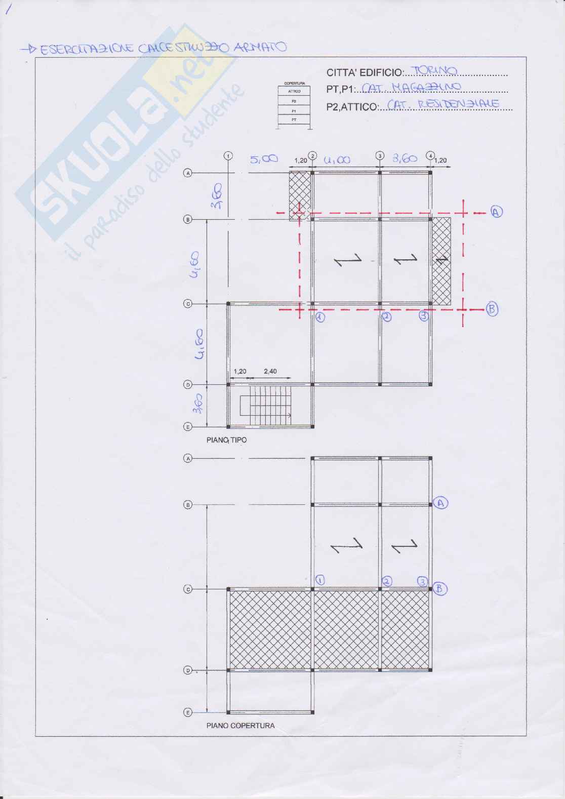 Esercitazione Tesina Calcestruzzo CLS - Laboratorio Pag. 1