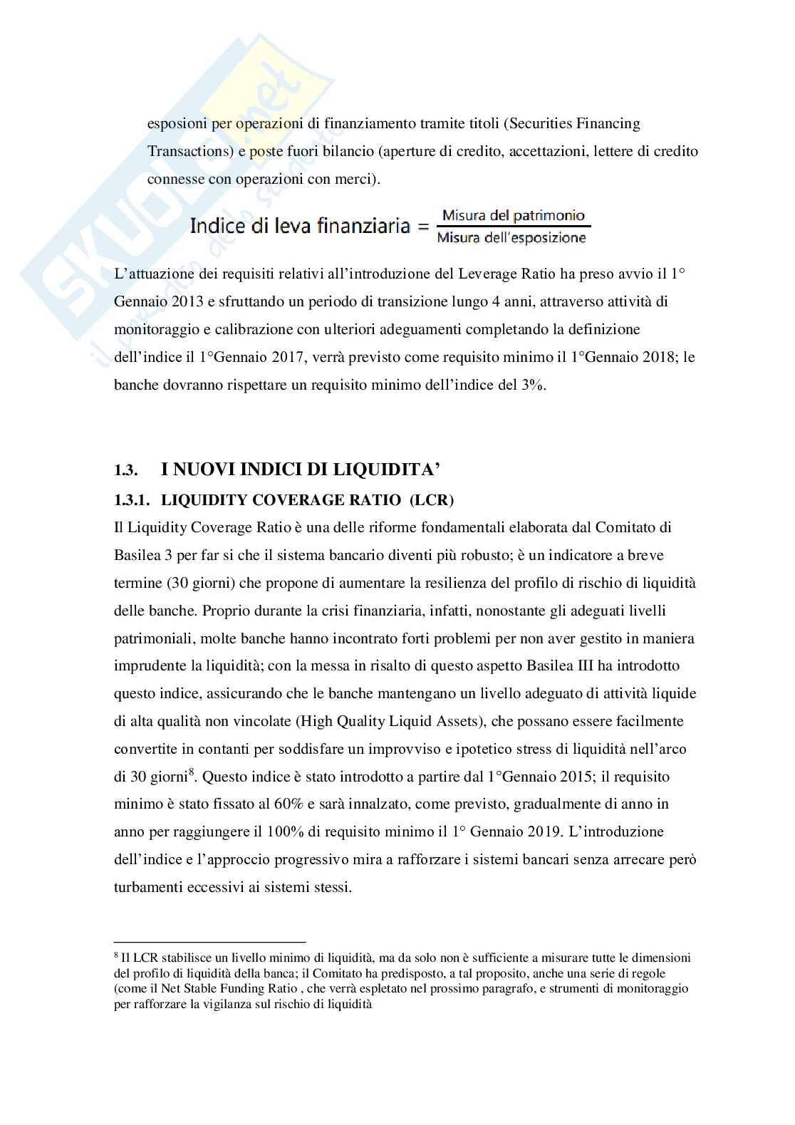 Effetti della regolamentazione sui modelli di business delle banche Pag. 11