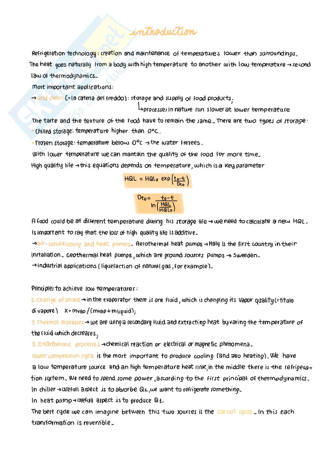 Prima parte degli appunti di Refrigeration and heat pump technology Pag. 1