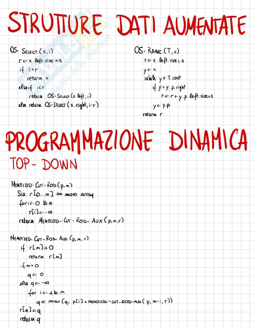 Algoritmi e strutture dati - Schema algoritmi Pag. 6