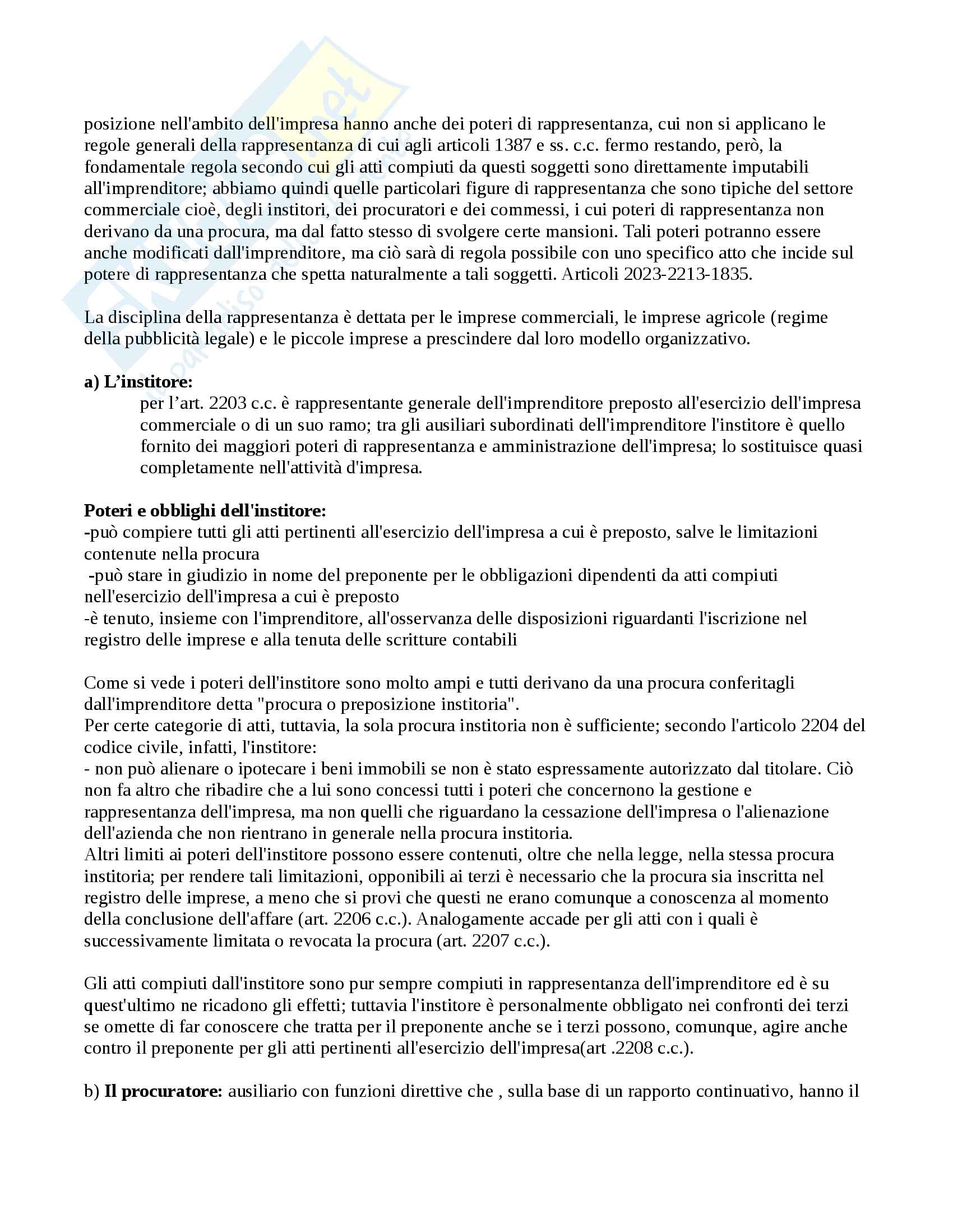 Appunti di Diritto delle imprese: diritto commerciale, Abriani, A.A. 2015-2016, 52 pagine Pag. 41