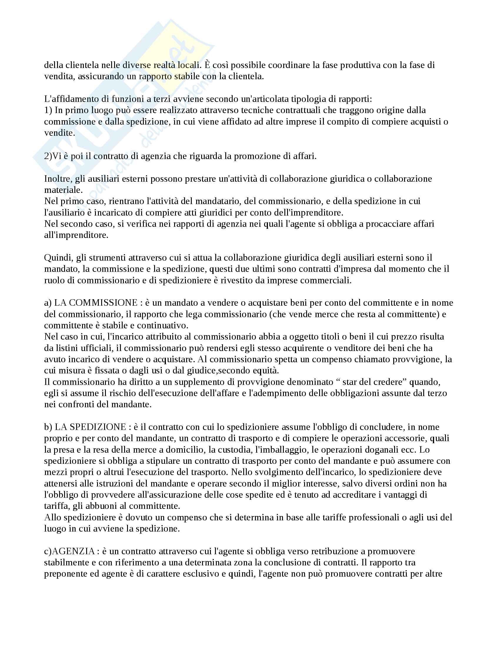 Appunti di Diritto delle imprese: diritto commerciale, Abriani, A.A. 2015-2016, 52 pagine Pag. 46