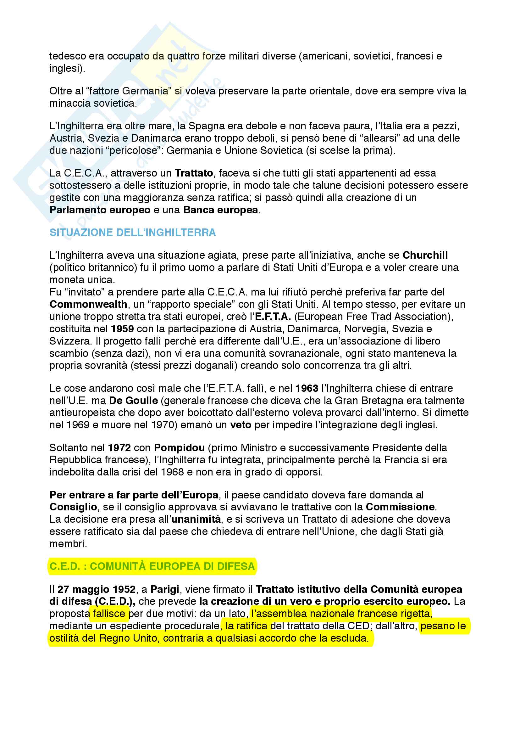 Diritto dell'Unione Europea Pag. 2