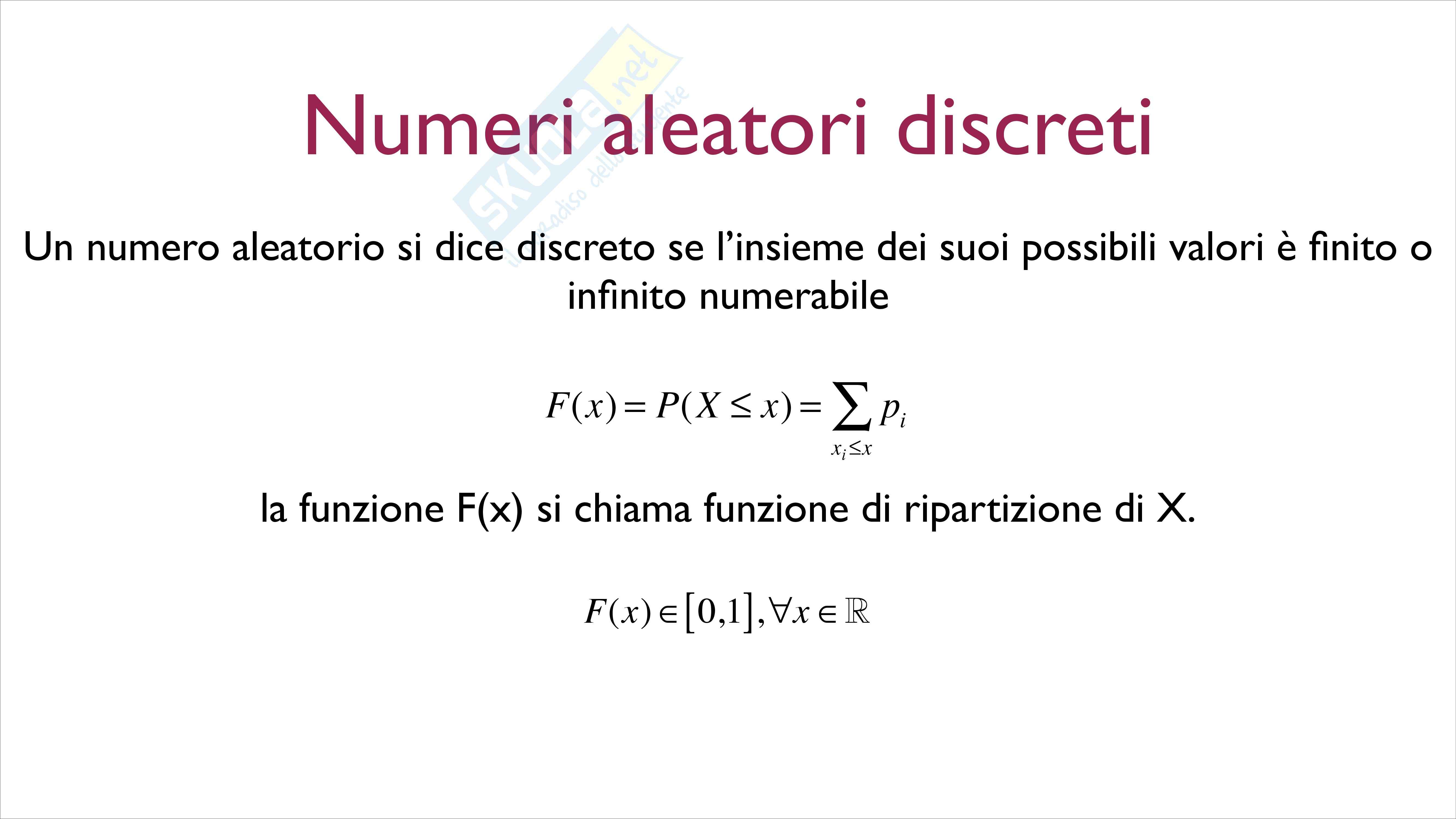 Probabilità e statistica - Appunti Pag. 16
