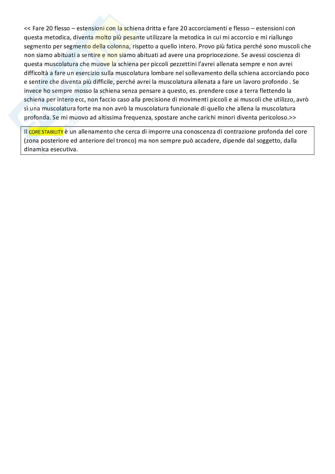Attività motorie preventive e compensative - Appunti di lezioni teoriche e pratiche Pag. 16