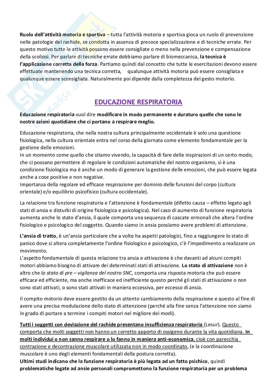 Attività motorie preventive e compensative - Appunti di lezioni teoriche e pratiche Pag. 76