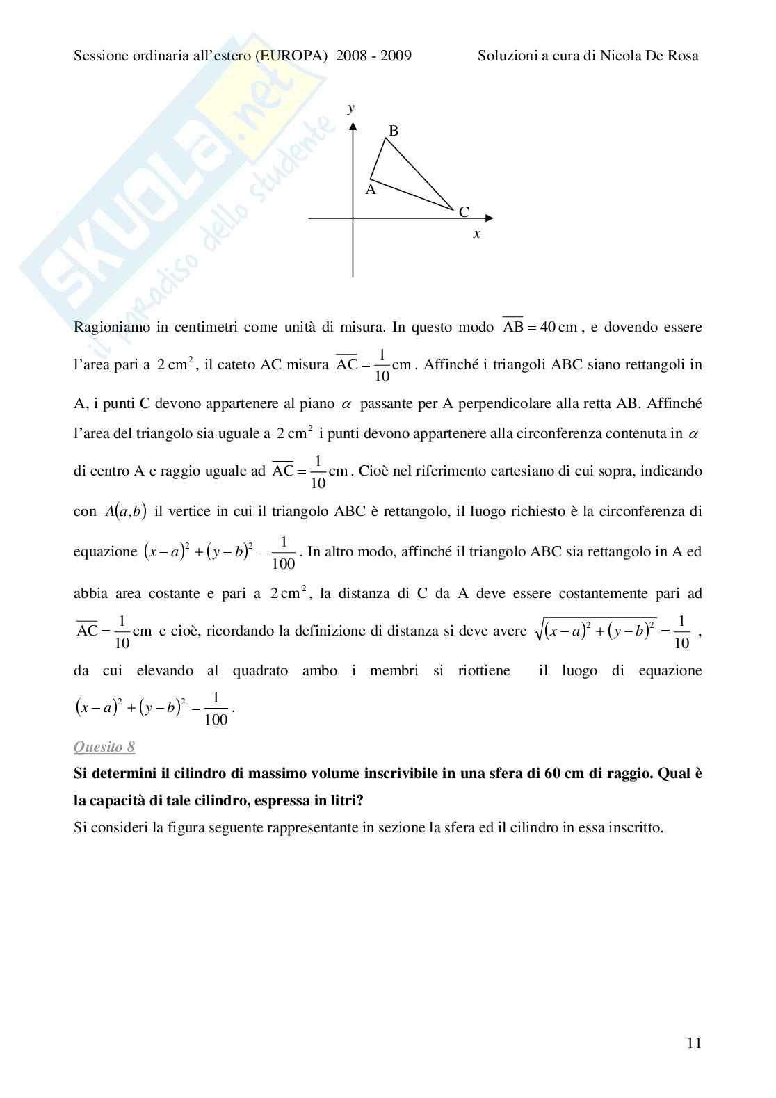 2009 - liceo scientifico - scuole italiane all'estero: Europa Pag. 11