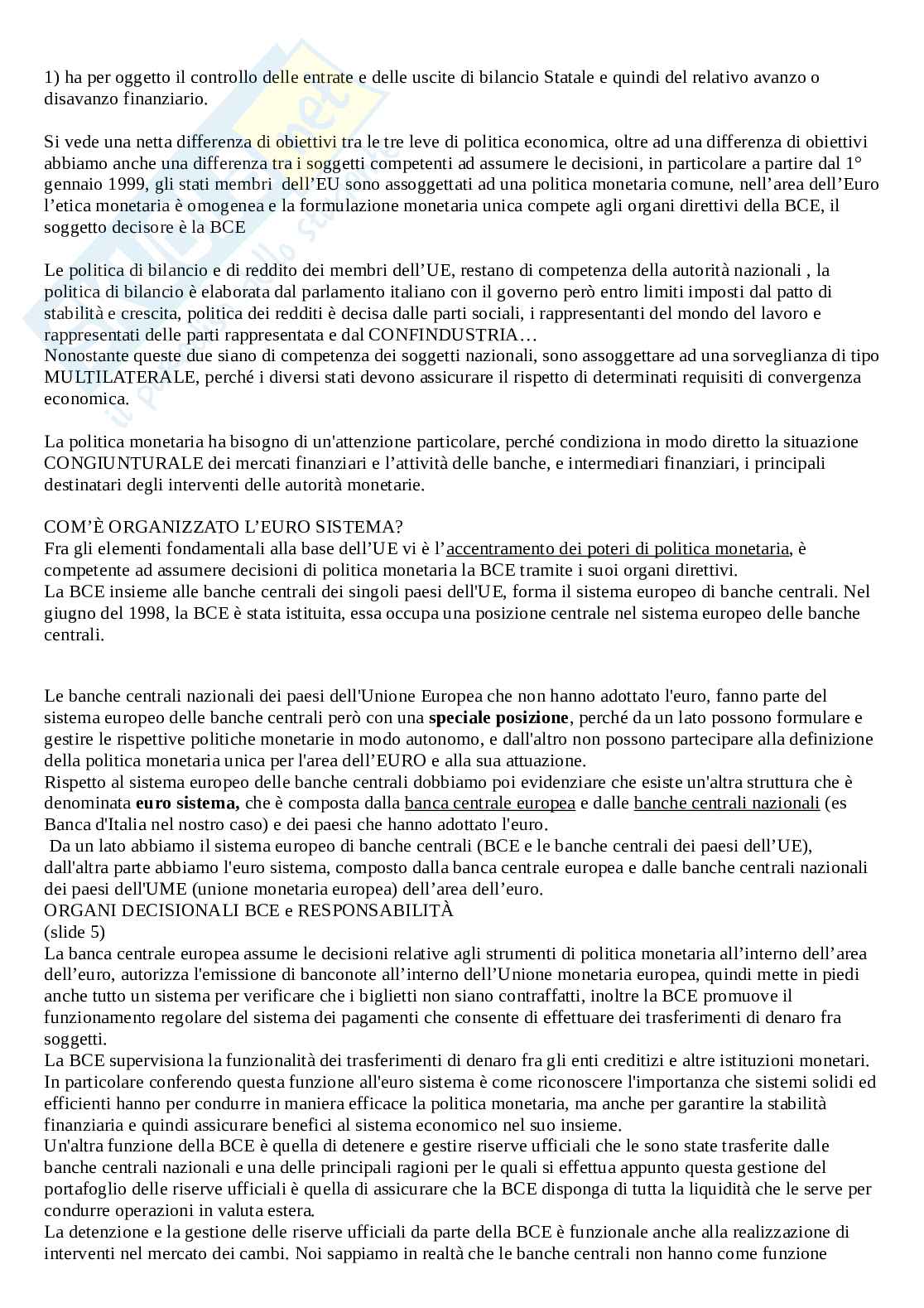 Appunti di Economia degli intermediari finanziari Pag. 31