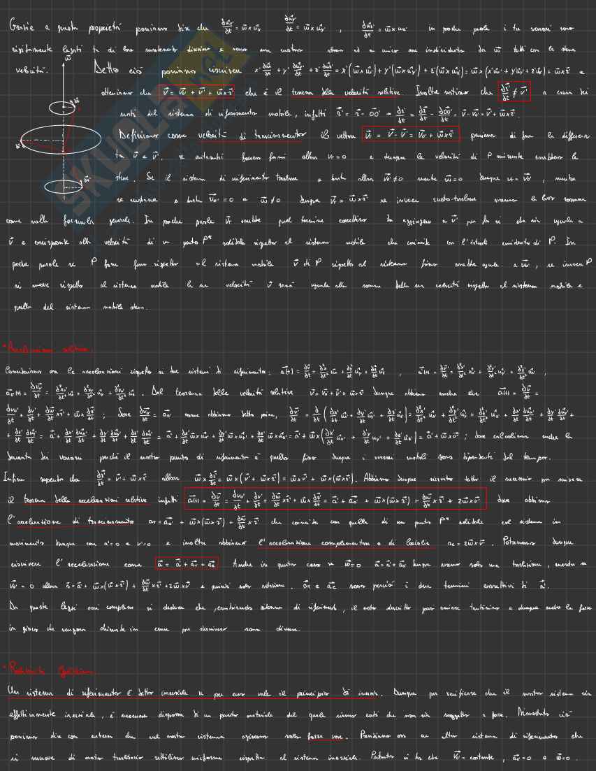 Moti Relativi - appunti dettagliati Pag. 2