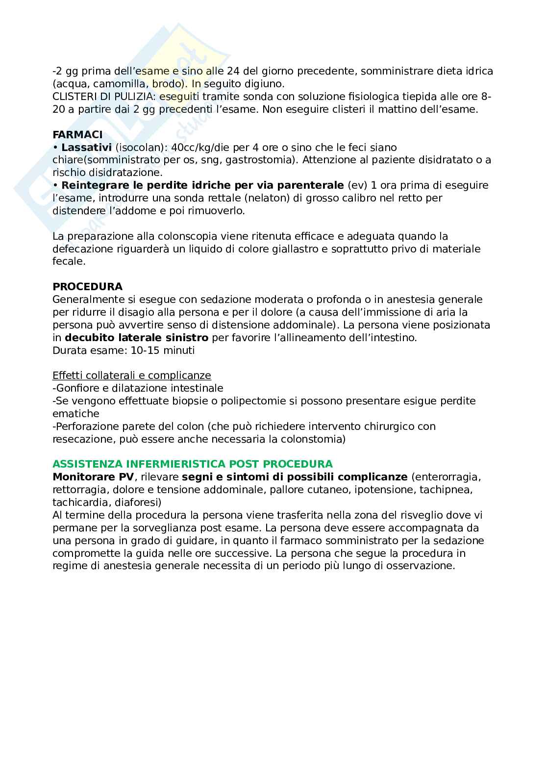 Riassunto esame Infermieristica in chirurgia generale, Prof. Piccardo Claudia, libro consigliato Infermieristica medico-chirurgica, Brunner Pag. 26