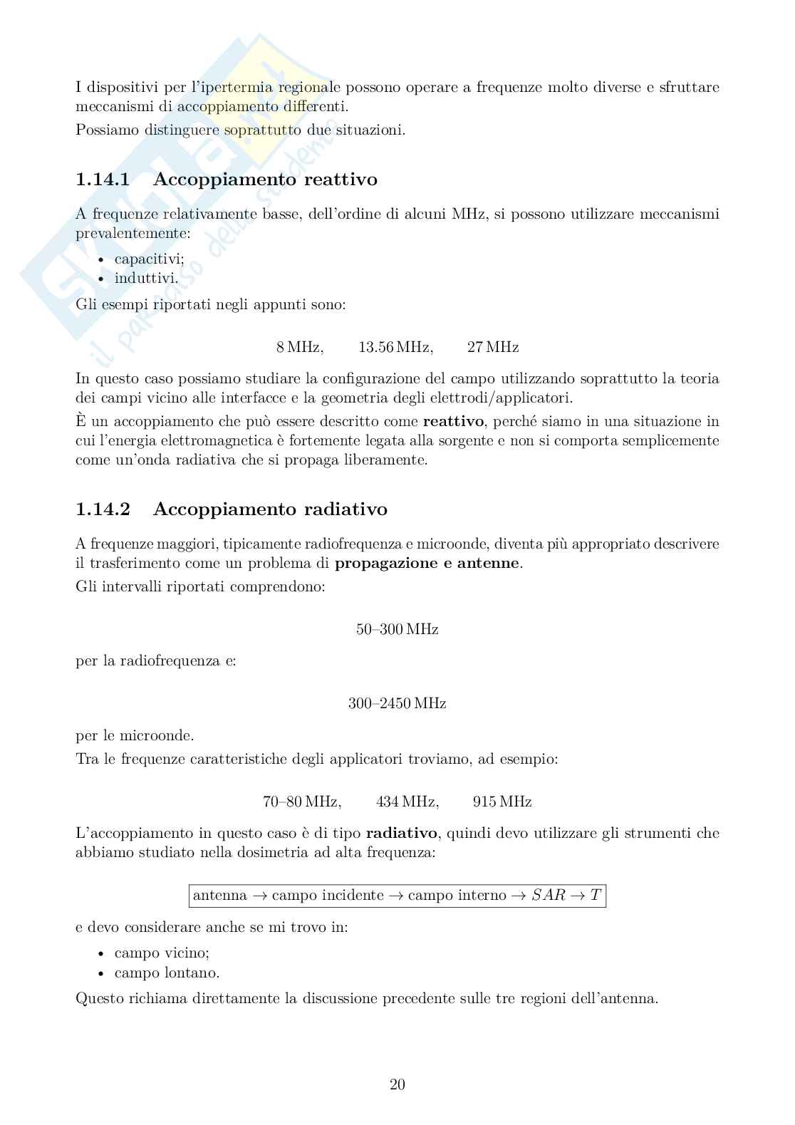 Appunti Bioelettromagnetismo Pag. 21