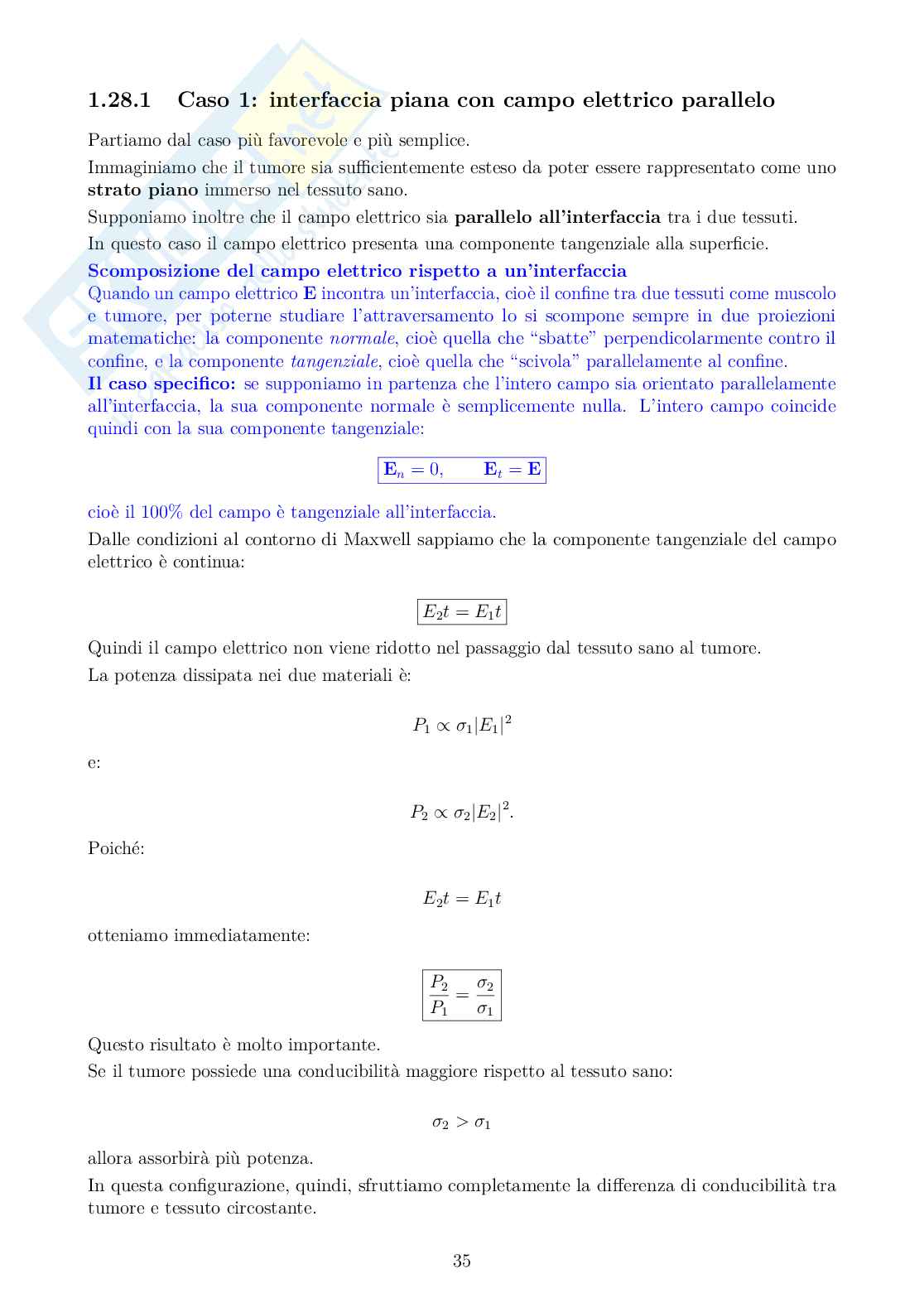 Appunti Bioelettromagnetismo Pag. 36