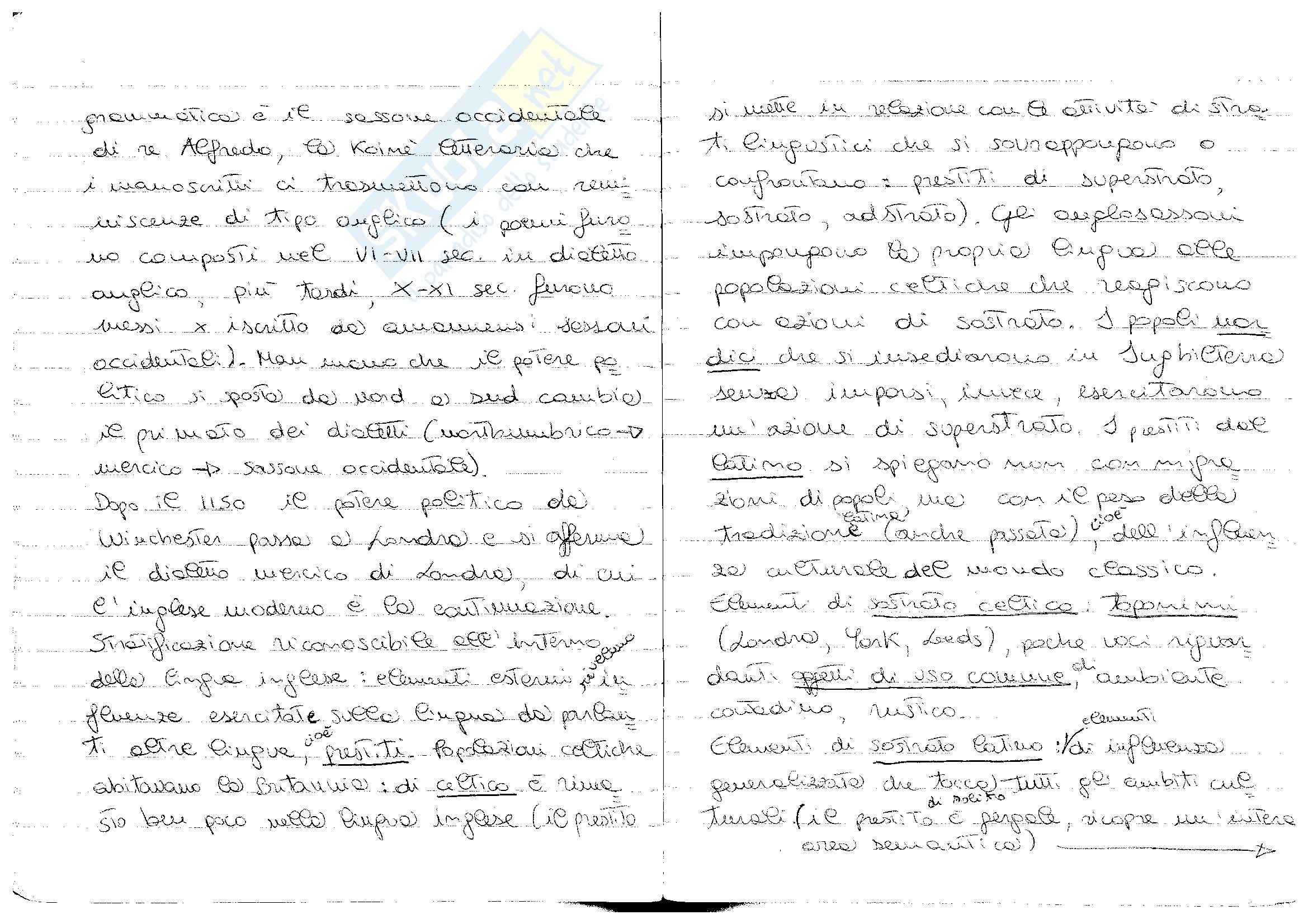Lingua inglese - Stratificazione Pag. 1