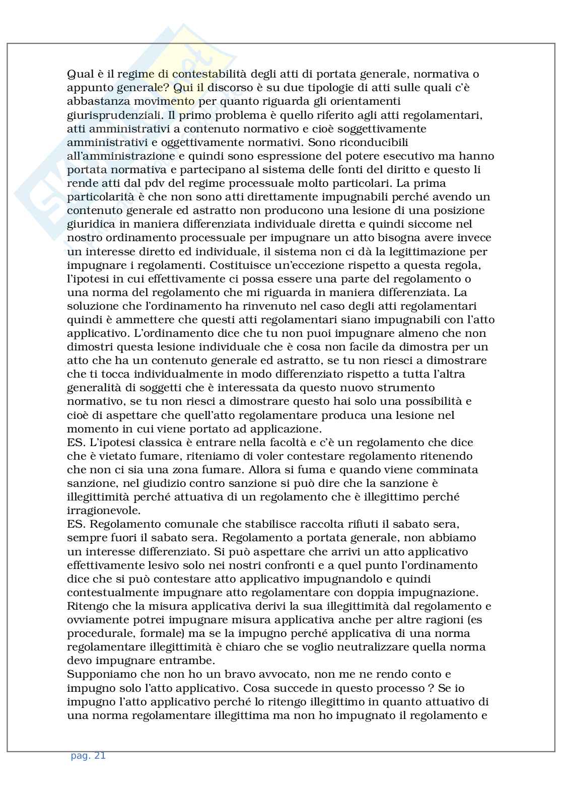 Procedura amministrativa - principi generali  Pag. 21