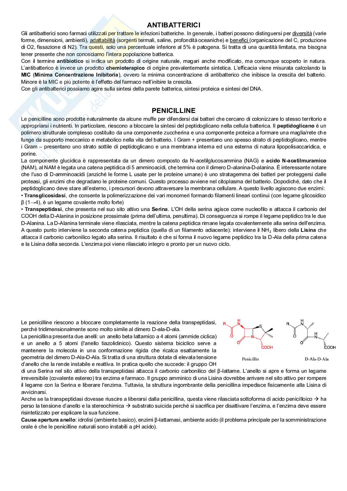 Antibatterici Pag. 1