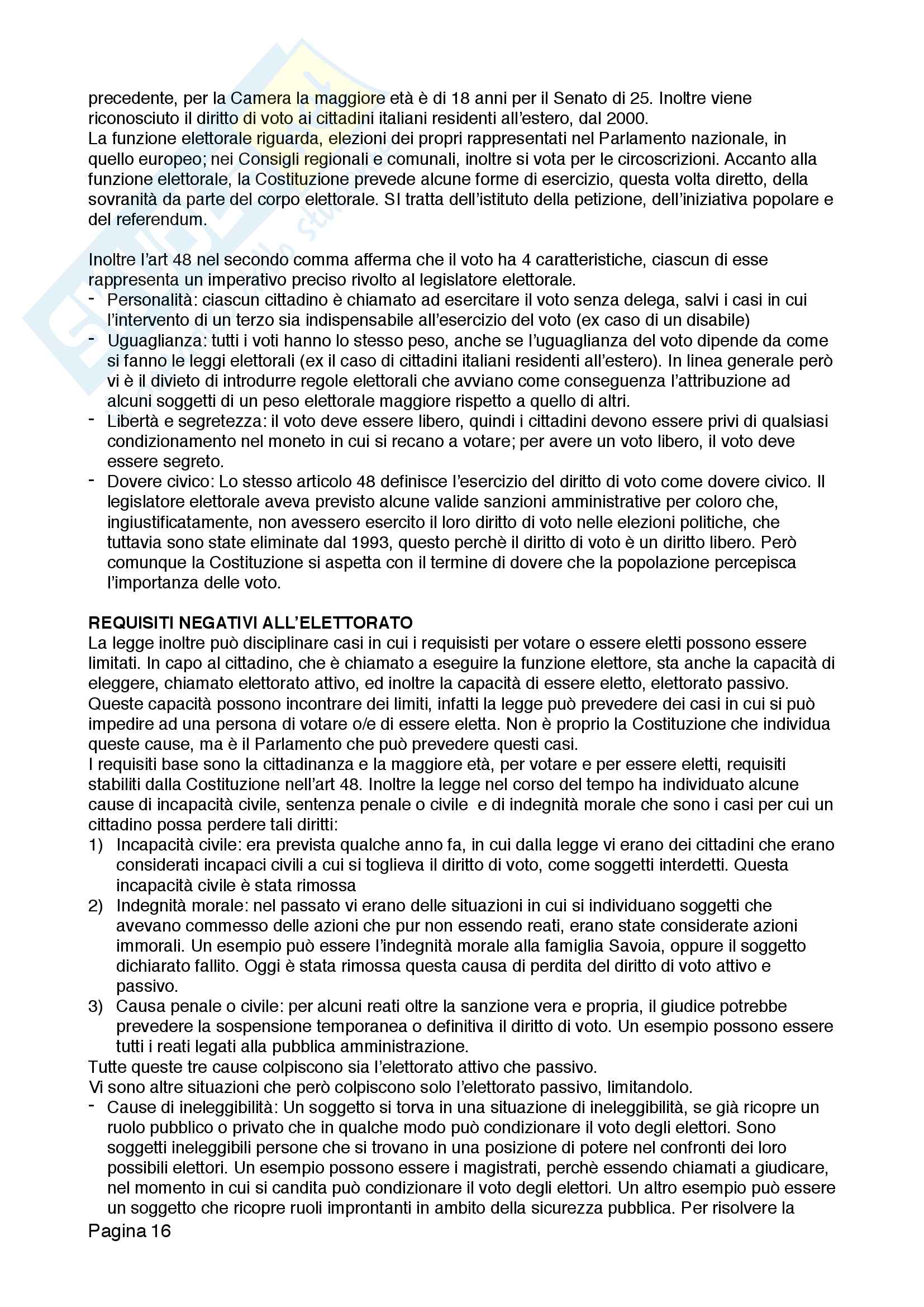 Diritto pubblico, prima parte Pag. 16