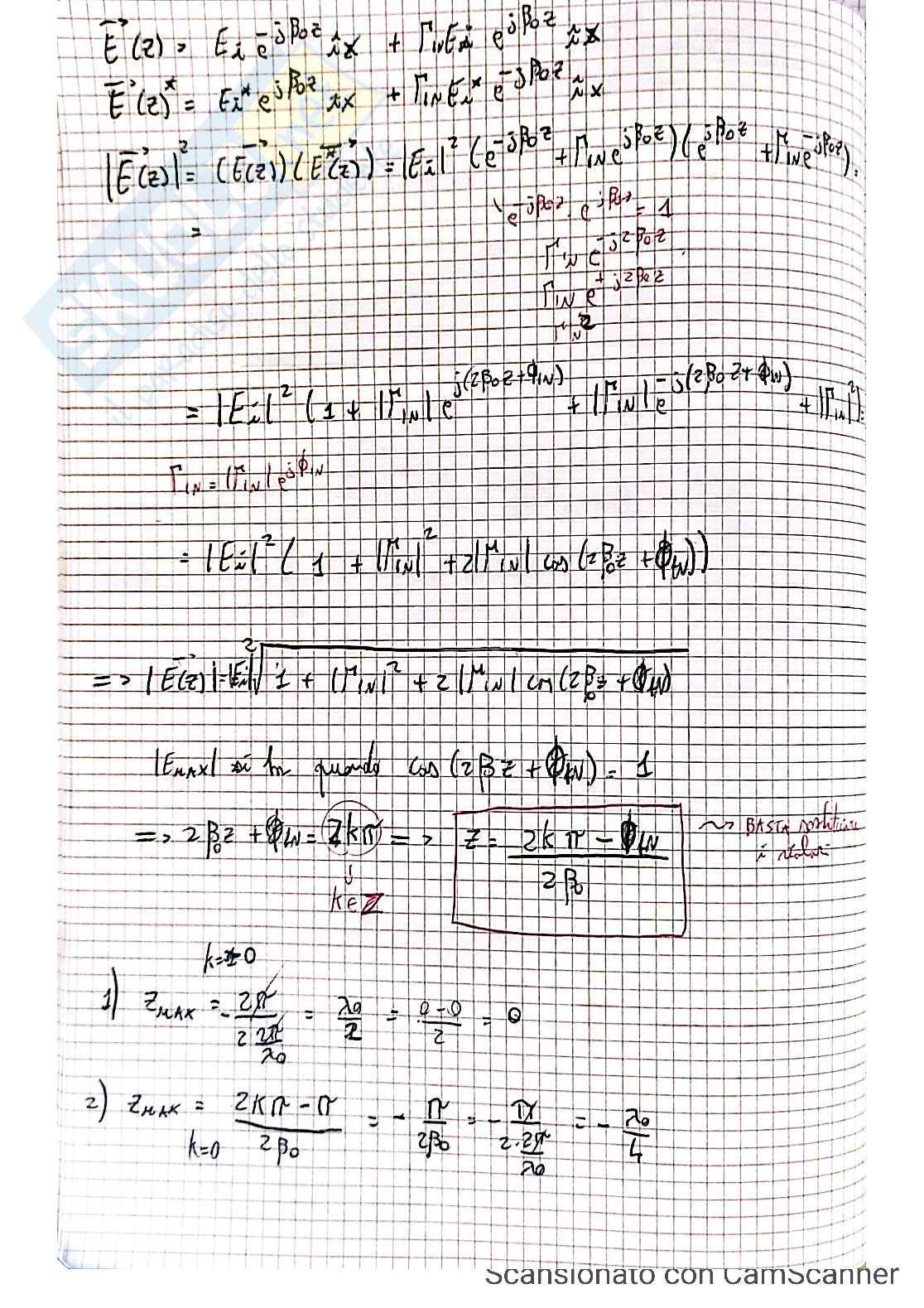 Esercizio d'esame sulle onde elettromagnetiche Pag. 6