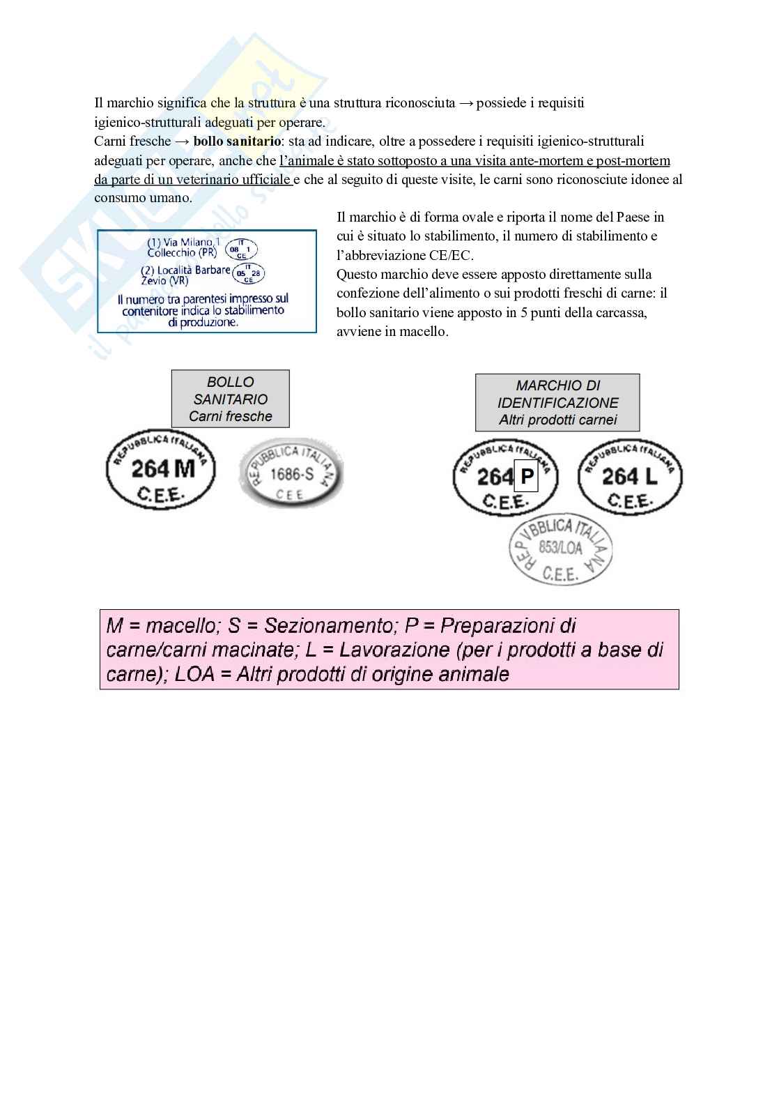Ispezione degli alimenti di origine animale Pag. 46