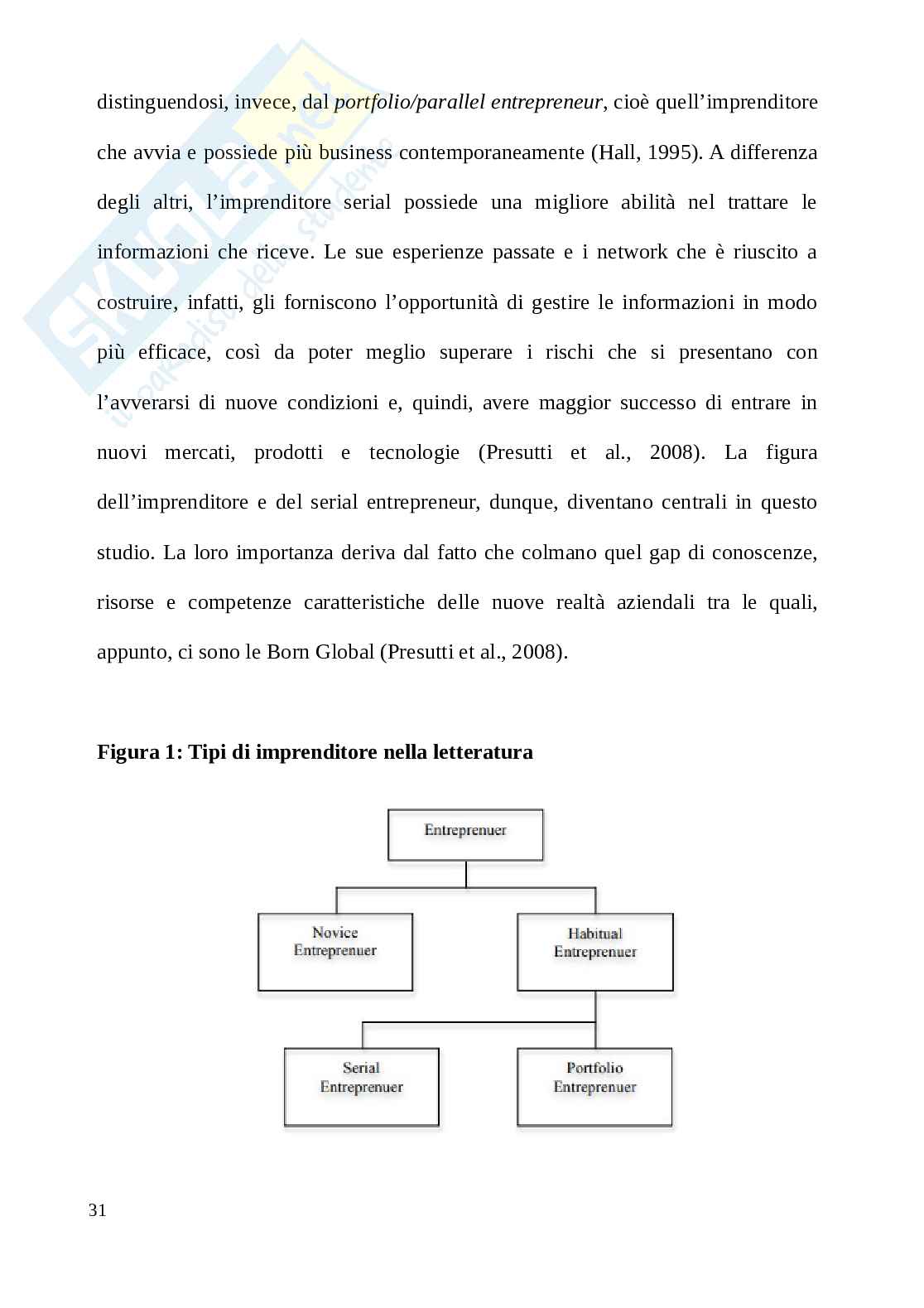 Dall’idea al successo: il modello delle Born Global Pag. 31