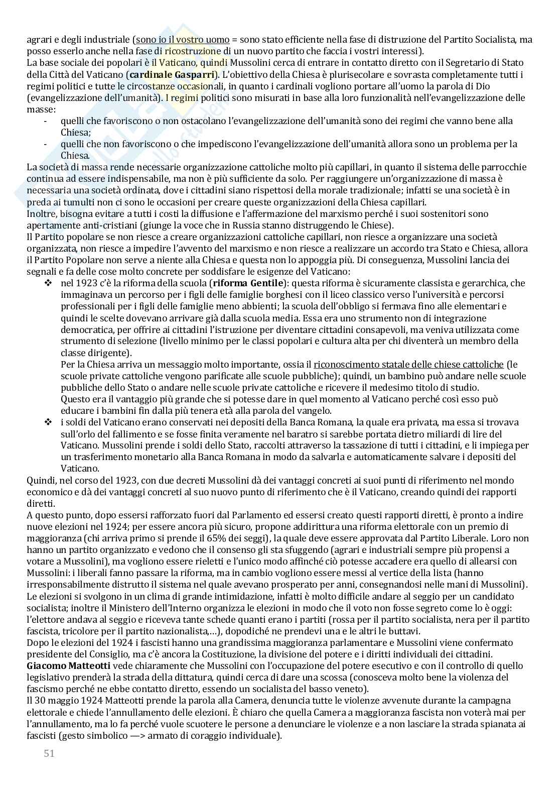 Appunti Storia contemporanea  Pag. 51
