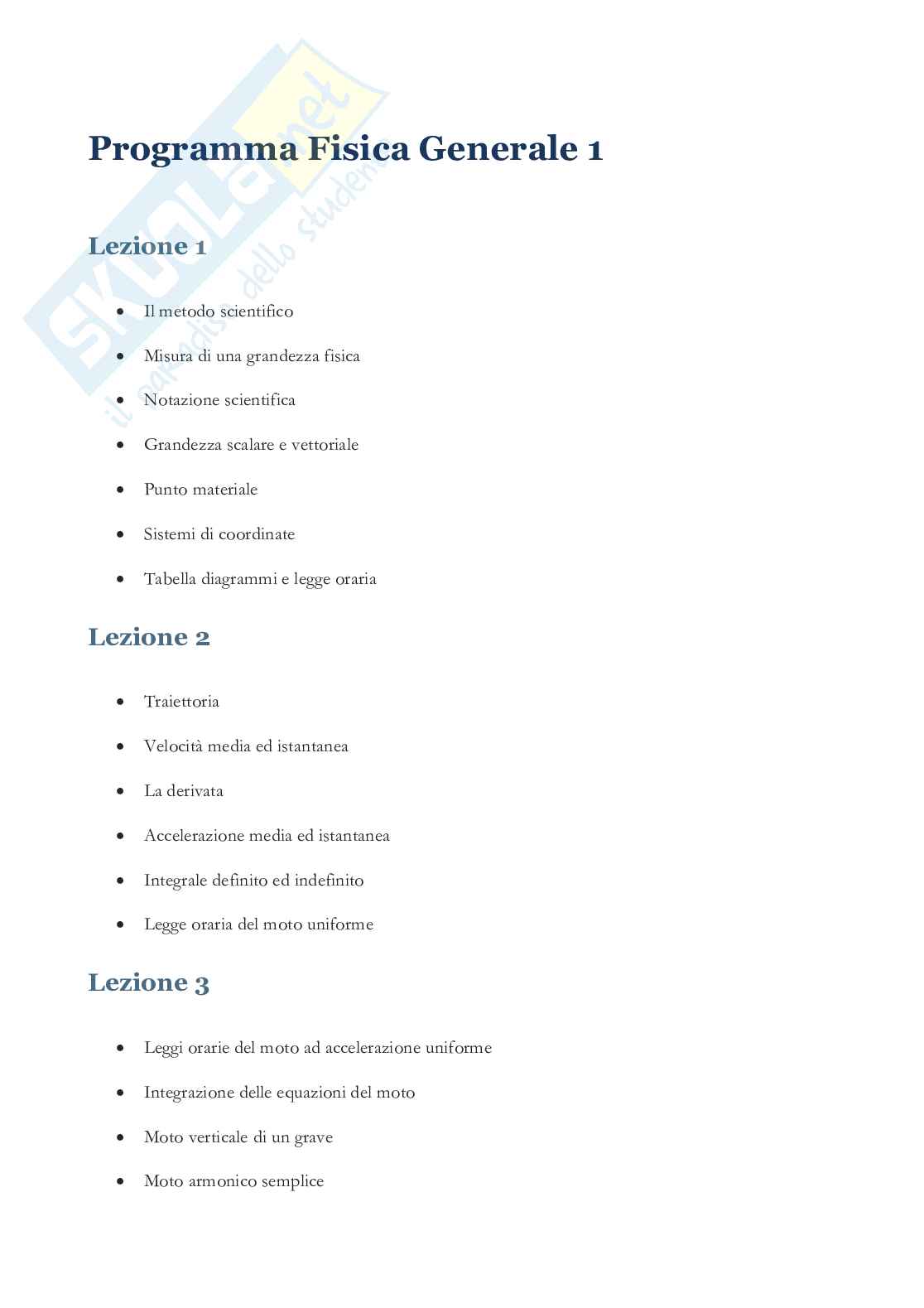 Riassunto esame Fisica generale I, Prof. Pisanti Ofelia, libro consigliato Elementi di fisica (meccanica e termodinamica) , Mazzoldi, Nigro, Voci  Pag. 2