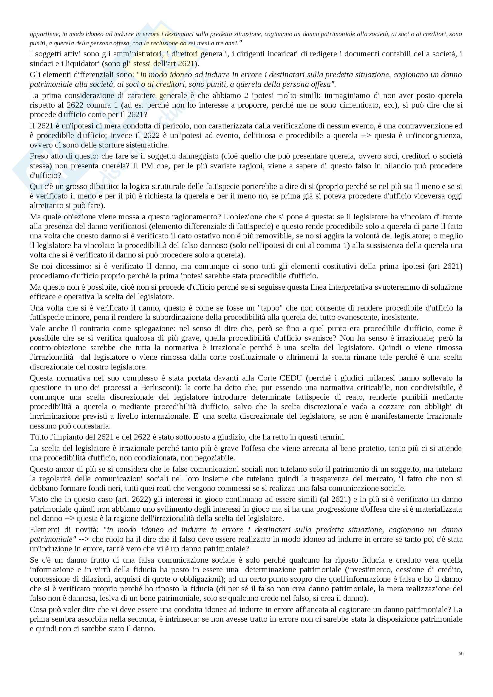 Diritto penale dell'impresa - Appunti Pag. 56