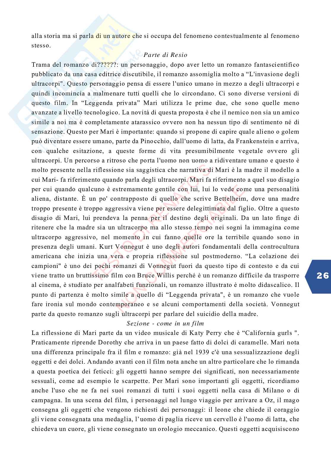 Letteratura e intermedialità -  Appunti Pag. 26