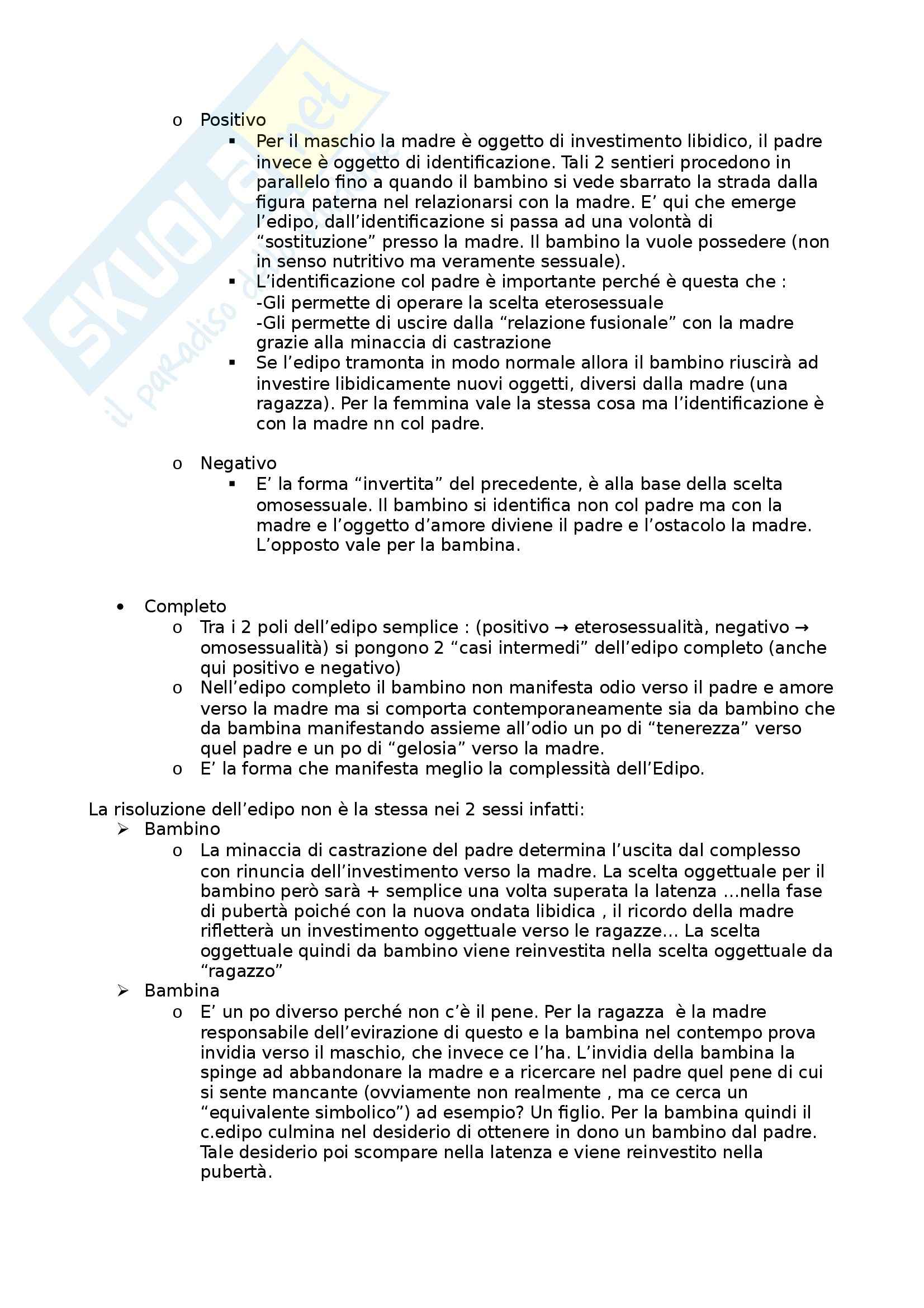 Riassunto esame Psicologia generale, prof. Fabio, libro consigliato Psicologia Dinamica, Jervis Pag. 6