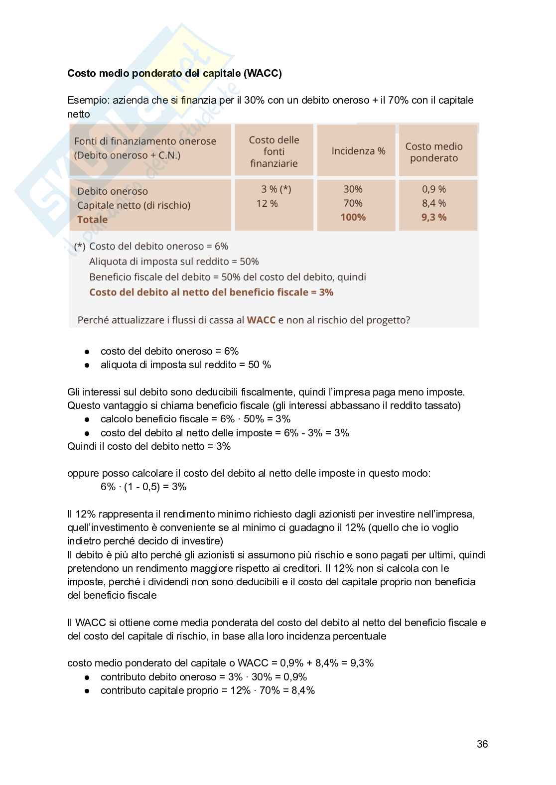 Controllo di gestione  Pag. 36