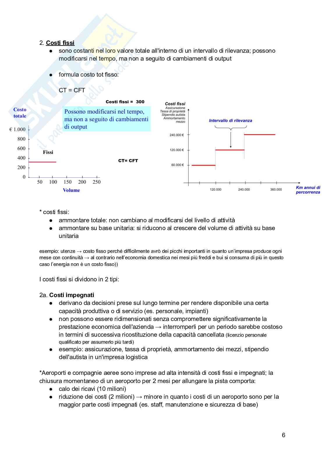 Controllo di gestione  Pag. 6