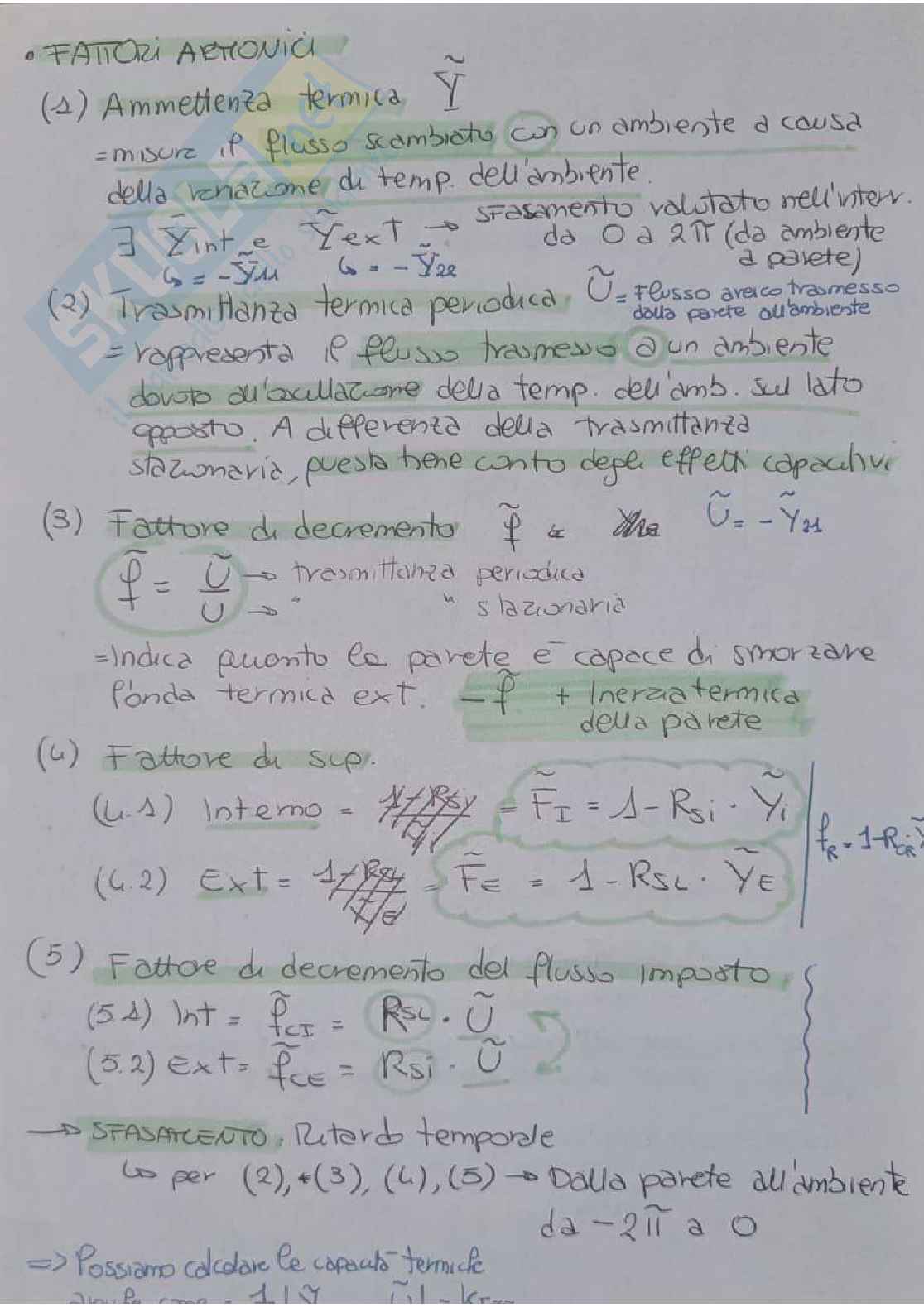 Appunti per l'esame di Complementi di fisica dell'edificio - Risposte alle domande Pag. 16