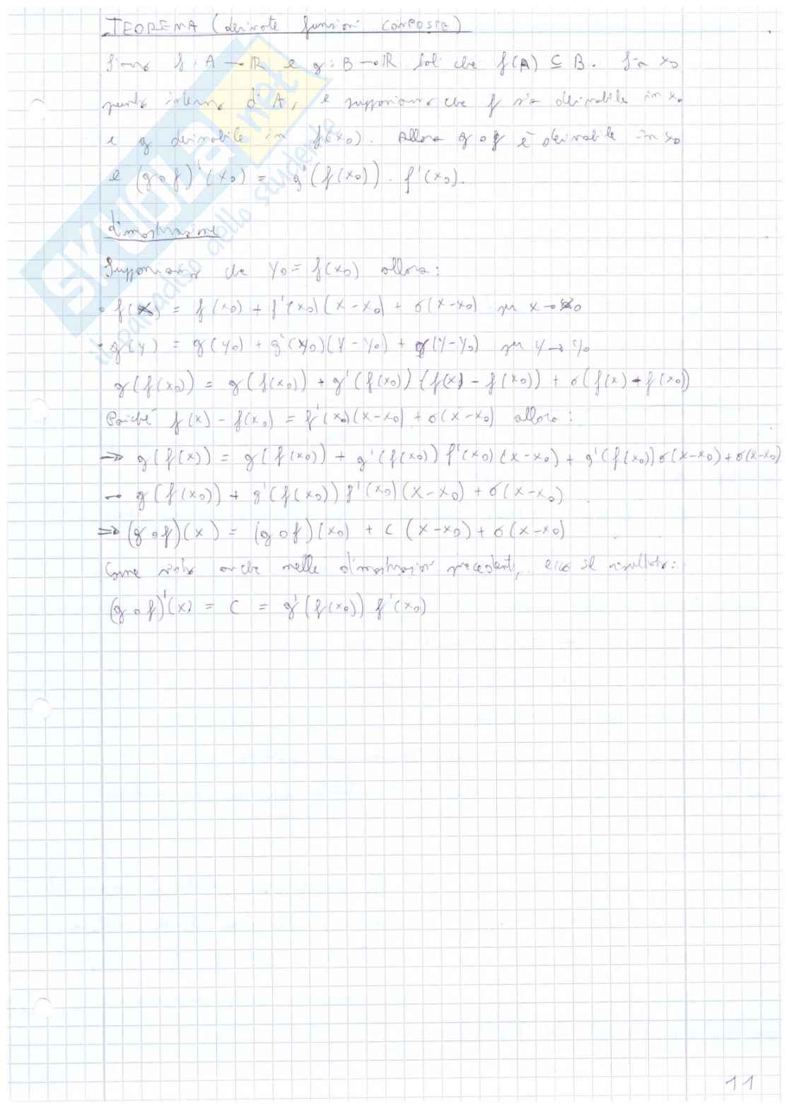 Appunti per l'orale di Analisi A  Pag. 11