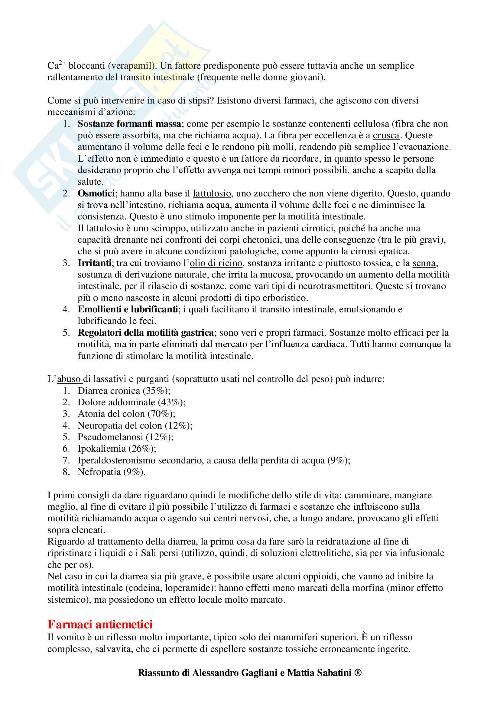 Farmacologia - Appunti completi Pag. 46