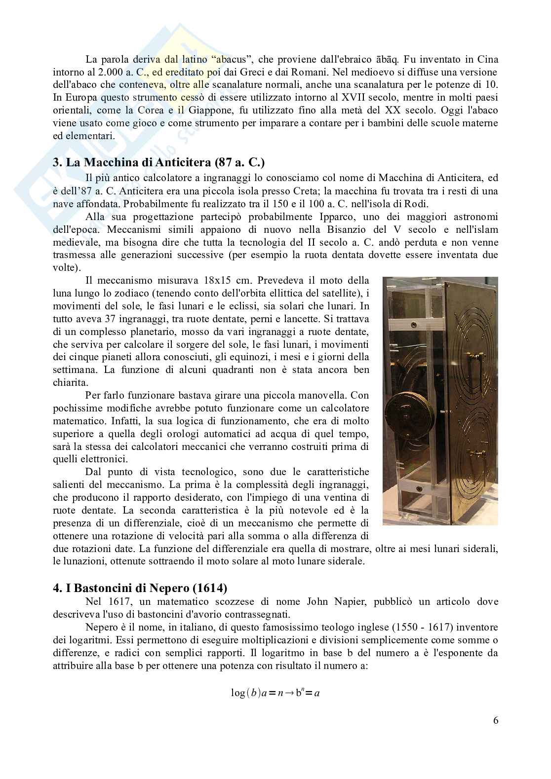 all'Abaco al Personal Computer, una Crescita Espon Pag. 6