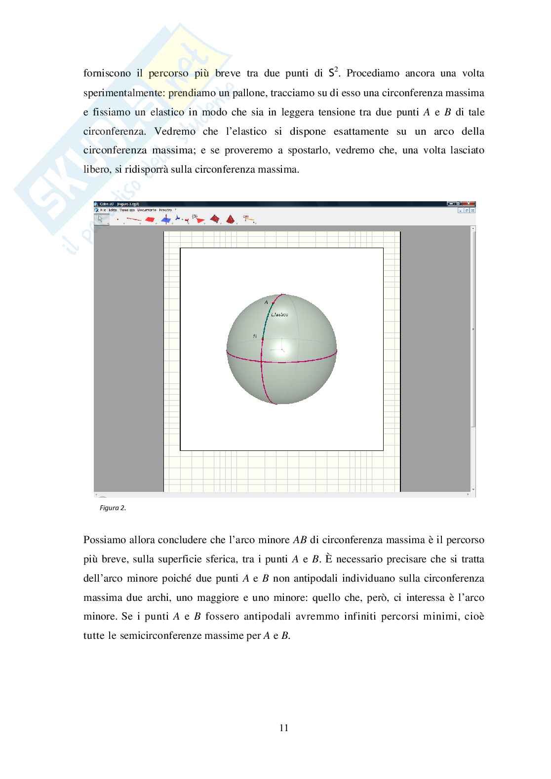 Le geometrie non euclidee Pag. 11